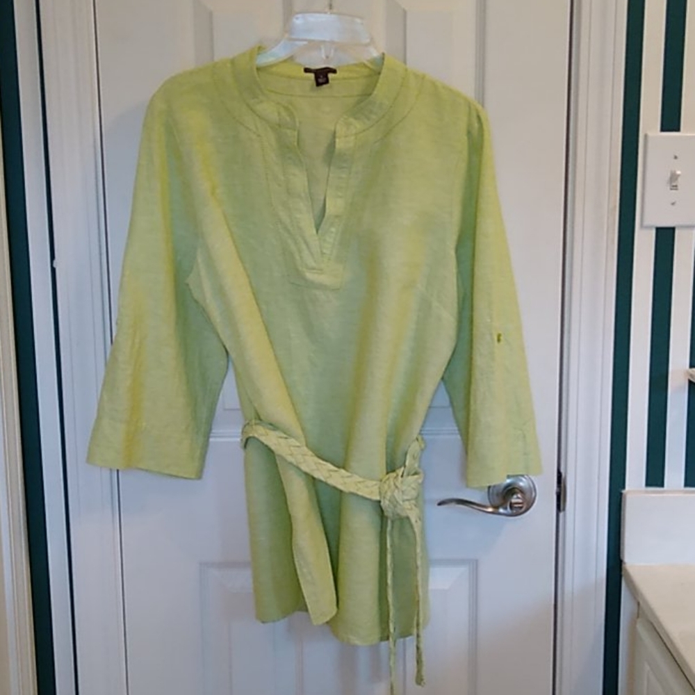 Dana Buchman Women's Belted Tunic, Size L